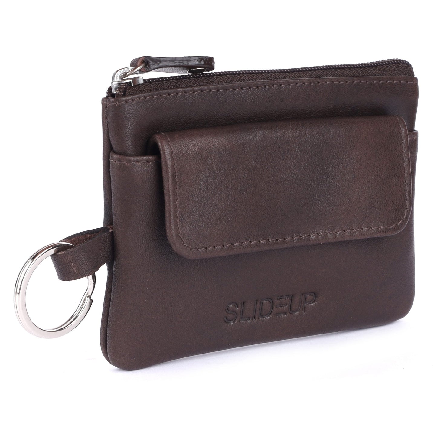 Minikin Leather Key pouch SLIDEUP BAGS
