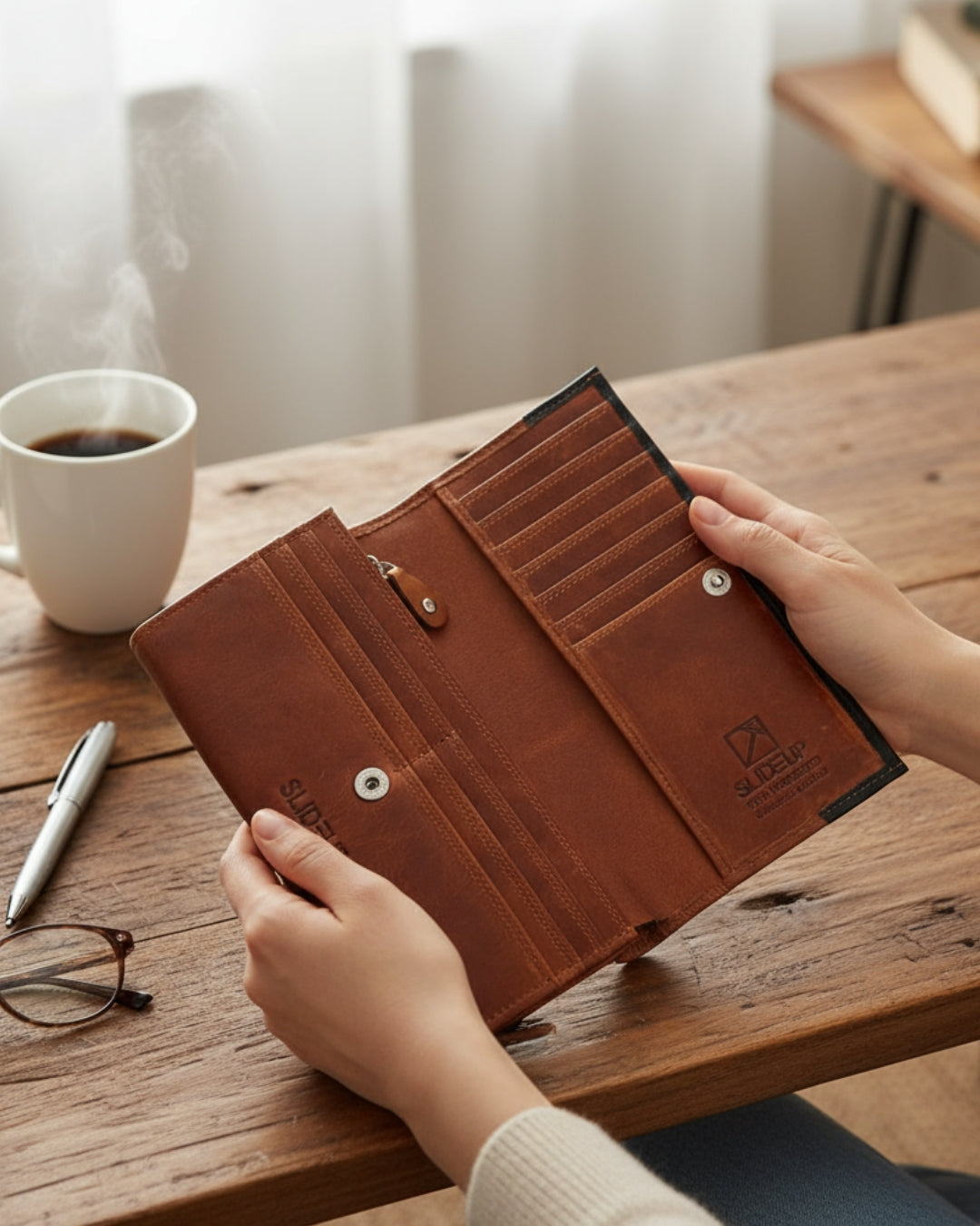 Pure Soft Leather Ladies Wallets & Purses – Pure Leather, Stylish, Secure & Everyday-Ready