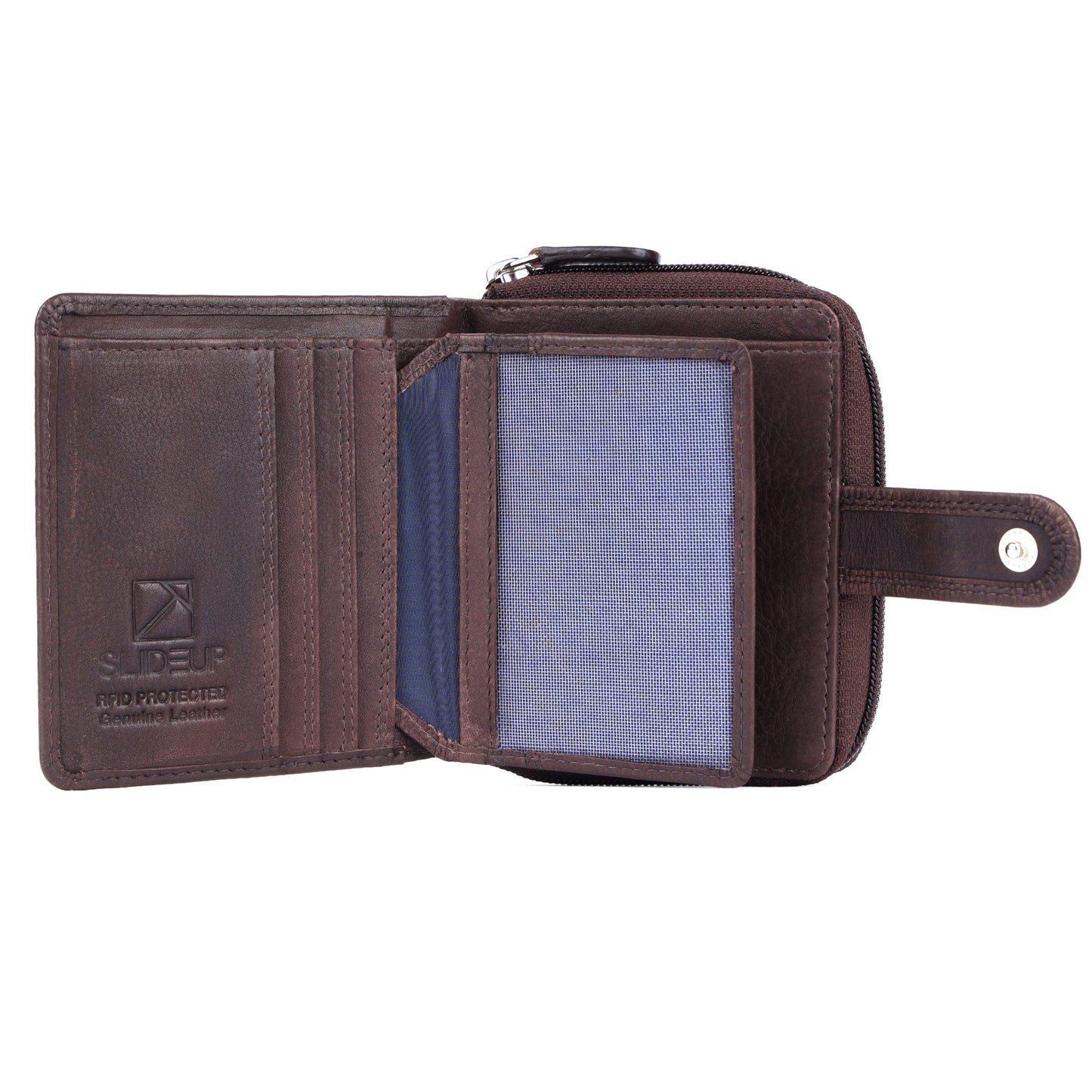 Snappy Leather Wallet SLIDEUP BAGS