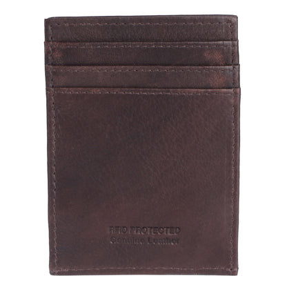 Pine Leather Card case SLIDEUP BAGS