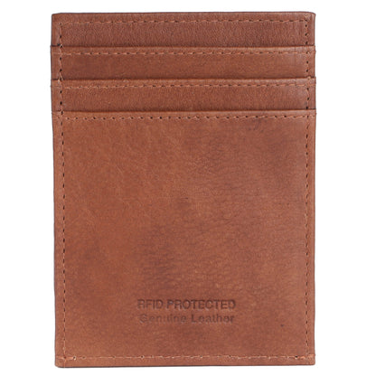 Pine Leather Card case SLIDEUP BAGS