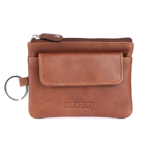 Minikin Leather Key pouch SLIDEUP BAGS