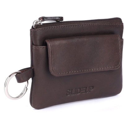 Minikin Leather Key pouch SLIDEUP BAGS