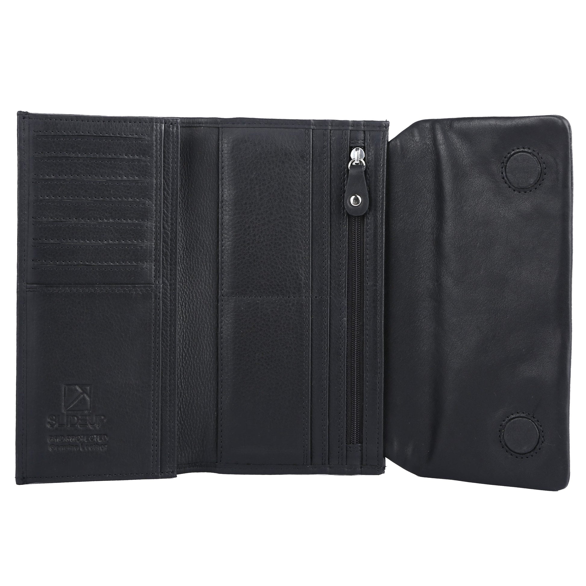 Jubilant Leather Wallet SLIDEUP BAGS